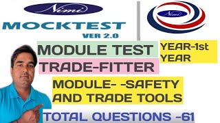 NIMI MOCK TEST VER 20TEADEFITTERYEAR1STMODULE TEST  1SAFETY AND TRADE TOOLSITI FITTER AIM [upl. by Rorie]