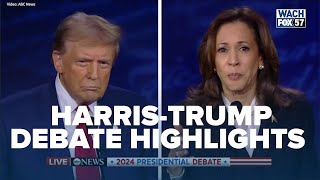 HarrisTrump Debate Highlights [upl. by Yerffoeg257]