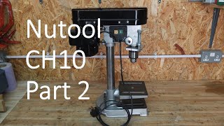 Nutool CH10 Hobby Drill Press Restoration Part 2  Paint Reassembly and Upgrades [upl. by Innavoig]