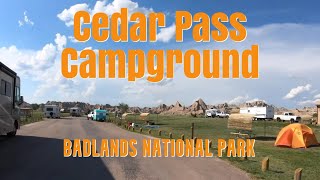 Badlands National Park  Cedar Pass Campground [upl. by Anal]