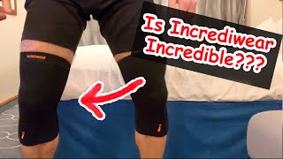 Incrediwear Knee Sleeve Review – Knee Brace for Knee Pain [upl. by Ahsinoj]