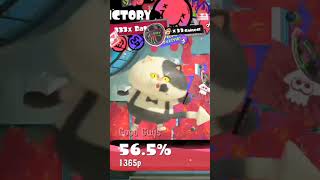 Winning My 1st 333x Battle in Splatoon nintendo splatoon3 gaming trending shorts youtubeshorts [upl. by Nnhoj136]