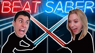 I Played Beat Saber on the PSVR2 [upl. by Kung]