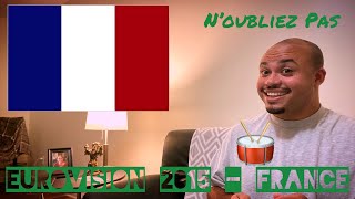 EUROVISION 2015 FRANCE REACTION  25th place “N’oubliez Pas” Lisa Angell [upl. by Arded]