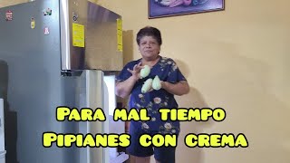 para mal tiempo pipianes con crema sonsonate sansalvador viral [upl. by Anujra]