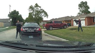 Oklahoma City Police Officer Shoots at Woman Faking Gun [upl. by Ahto763]