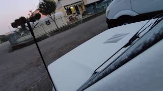 Fiat Panda 900 ie 2000  Winter Cold Start 3° [upl. by Leiahtan518]