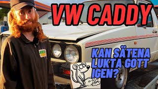 Volkswagen Golf Caddy MK1 GT  Tar ut och tvättar säten kan vi få bort kiss och mögellukten [upl. by Maurey267]