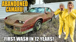 First Wash in 12 Years BARN FIND Camaro ft Robby Layton  Car Detailing Restoration [upl. by Eislrahc]