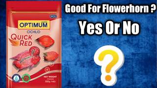 Can we feed flowerhorn fish Optimum quick red  okiko platinum or optimum is good for flowerhorn [upl. by Toogood258]