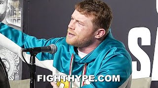 CANELO ERUPTS quotGET THE FK OUT OF HEREquot HEATED ALTERCATION WITH ANDRADE AFTER STOPPING SAUNDERS [upl. by Eiryk]