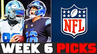 NFL WEEK 6 PICKS 2024 [upl. by Noonberg]