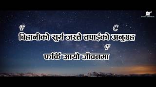 Bihaani Ko Surya Jastai Chord amp Lyric  बिहानीको सूर्य जस्तै  Rohit Thapa  Christian Song [upl. by Sirrom]