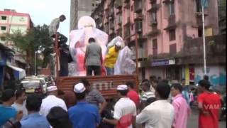 2015 Making of kolhapurcha raja ganesh [upl. by Anyaled]