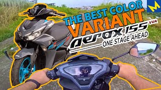 PICKING UP THE YAMAHA AEROX 155 V2  POWER GRAY  FIRST IMPRESSION REVIEW  FRESH GALING MOTORTRADE [upl. by Ylim219]