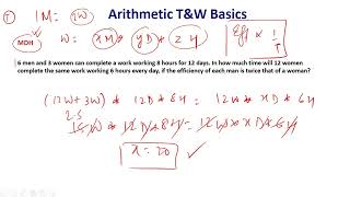 CAT Quants Important Topics  Arithmetic  Time amp Work  CAT Questions [upl. by Ahsenahs821]