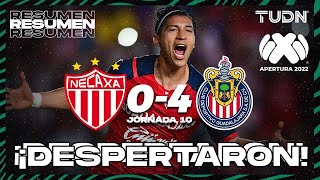 Resumen y goles  Necaxa 04 Chivas  Liga Mx Apertura 22 J10  TUDN [upl. by Ydrah]