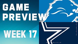 Detroit Lions vs Dallas Cowboys  2023 Week 17 Game Preview [upl. by Limann351]