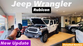 7165000 Lakh New Jeep Wrangler Rubicon Bright White 2024 Features amp Specifications Review [upl. by Yasdnil]