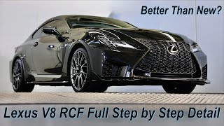 Lexus V8 RCF Full Detail Vlog 58 [upl. by Phillane]