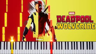 Deadpool Opening Dance Scene Song Deadpool amp Wolverine  Nsync Bye Bye Bye  Piano Tutorial [upl. by Trojan255]