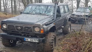 Nissan Patrol vs Nissan Terrano Offroad Mammutparck мерим лужы [upl. by Aisined621]