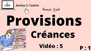 Provisions des Créances  Cours Complet [upl. by Nwahsd]