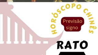 RATO horoscopochines tarot signos [upl. by Goldarina]