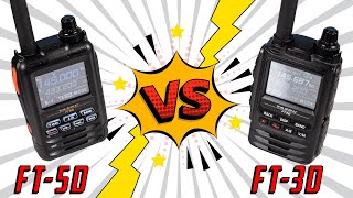 Yaesu FT5DE ⚡ Yaesu FT3DE 📱 Ein Vergleich der Handfunkgeräte [upl. by Derinna957]