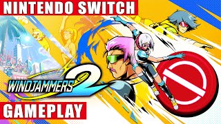 Windjammers 2 Nintendo Switch Gameplay [upl. by Ecertak406]