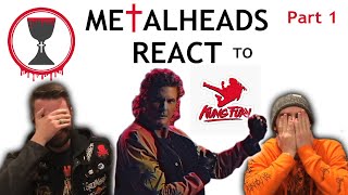 Metalheads React to David Hasselhoff quotTrue Survivorquot from Kung Fury David Hasselhoff before Metal [upl. by Whitver636]