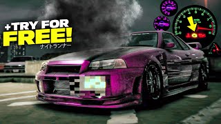 I Tried To Blow Up My Car in Night Runners JDM Racing Game [upl. by Hgeilhsa307]