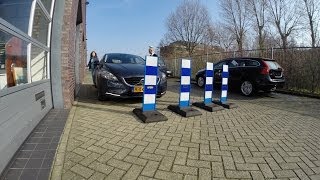 Volvo V40 D2 City Safety test Amstelveen Bangarage [upl. by Thanasi40]