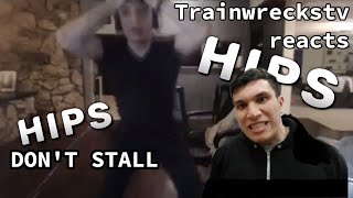 Trainwreckstv reacts to Radio Kapp  My Hips Dont Stall with Twitch Chat [upl. by Lubet]