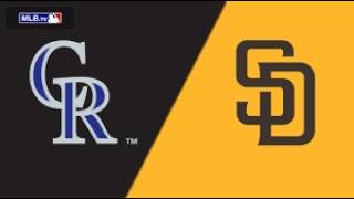 🌟 Rockies vs Padres Full Game  MLB Games 🌟 [upl. by Karim910]