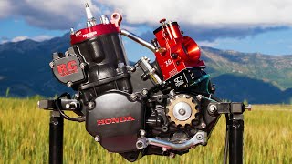 The Ultimate Honda CR250 2 Stroke Engine Build [upl. by Atteloj50]