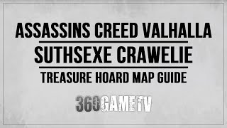 Assassins Creed Valhalla Suthsexe Crawelie Hoard Map Location  Solution  Treasure Hoard Map Guides [upl. by Mount]