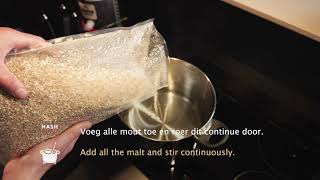 Brew Monkey Instructievideo  Stap 2  Maischen  Zelf Bier Brouwen [upl. by Eioj]