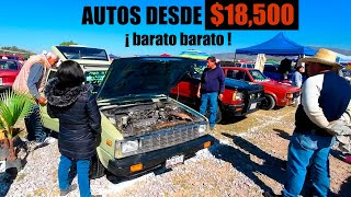 😲 Esto es lo Más BARATO autos desde 18500 pesos en el GRAN Tianguis de Autos Actopan [upl. by Akienaj]