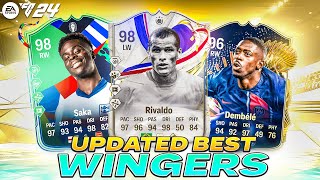 UPDATED⚡️TOP 10 BEST WINGERS IN EA FC 24 ULTIMATE TEAM [upl. by Yffub]