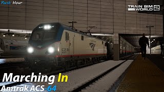 Marching In  Boston Sprinter  Train Sim World 2 1080p60fps [upl. by Eibor]