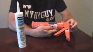 How To Load A Caulk Gun [upl. by Schaffer315]