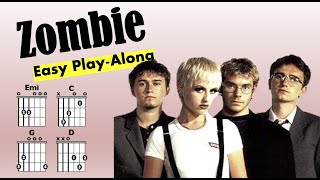 Zombie The Cranberries Chord and Lyric PlayAlong [upl. by Viridissa325]