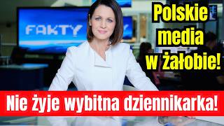 Nie żyje wybitna dziennikarka Polskie media w żałobie spływają kondolencje [upl. by Ahael32]