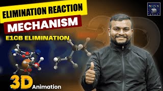 Elimination Reaction Mechanism 3D Animation  E1CB Elimination  by K Hanoke [upl. by Gentille10]