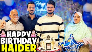 Happy Birthday meri jan🥳Surprise Birthday party for Haider😁 [upl. by Bixby]