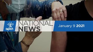 APTN National News January 9 2021 – Mistissini vaccination Quebec lockdown measures [upl. by Eizzik]