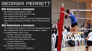 Georgia Perrett Spring 2025 US College Volleyball Prospect [upl. by Hpesoy]