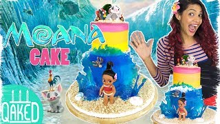 How to make a MOANA CAKE with an awesome ISOMALT WAVE  Disney Party Ideas  DIY amp How to [upl. by Etselec809]