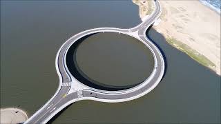 Puente Circular Laguna Garzón  Liga Rocha e Maldonado  Uruguay DRONE 4K ©DireitosReservados [upl. by Bixby669]